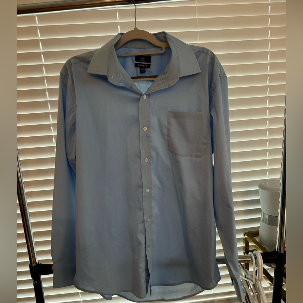 Blue Men’s Button Down